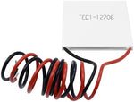 Aideepen thermoelectric cooler plate configured with terminal leads ready for custom DIY cooling system integration.