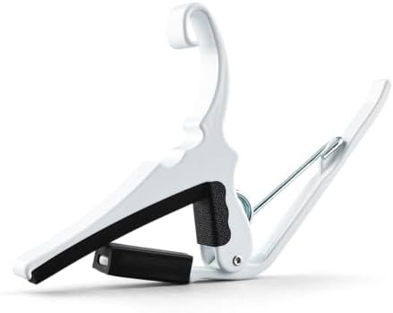Kyser 6-String Capo, White - Image 3