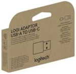 Logitech USB-A to USB-C Adapter showing the USB-C female port