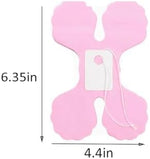 Expanded pink tissue paper streamers hanging as a birthday party wall decoration