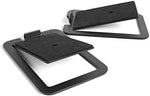 Side profile of Kanto S4 speaker stands showing 16 degree tilt