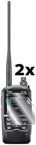 Two pack ICOM ID-52A Plus screen guard clear film