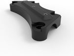 Heavy duty anti slip motorcycle handlebar clamp accessory for custom ape hangers