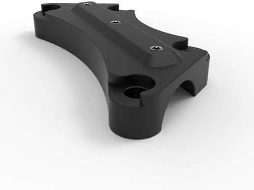 Heavy duty anti slip motorcycle handlebar clamp accessory for custom ape hangers