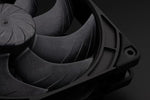 Complete box contents of the premium USA imported Noctua chromax black cabinet fan set.