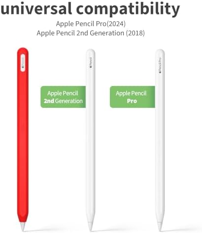 Ultra thin apple pencil pro protective sleeve showing magnetic charging side