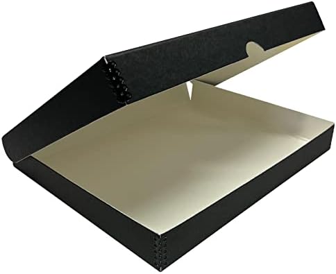 Lineco folio box metal edge detail for durability