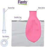Packaging of Flents reusable personal care and wellness solution