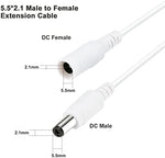 WildHD security camera power accessory highlighting the female jack input connection