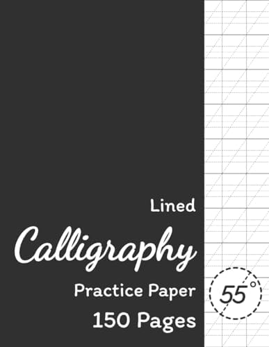 Lined Calligraphy Practice Paper: Calligraphy Paper Pad For Beginners, Slanted Calligraphy Paper 150 Sheets for Script Writing Practice - Image 2