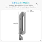 Ifcase universal laptop mount showing thickness adjustment