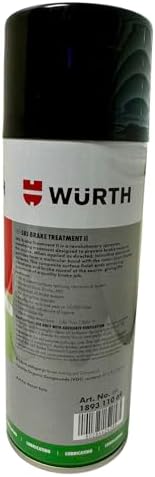 Premium imported heat resistant brake metalizing treatment aerosol can close up view.