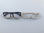 Side angle view of Nelisylux eyeglasses showcasing the durable hinges and sleek full rim design.