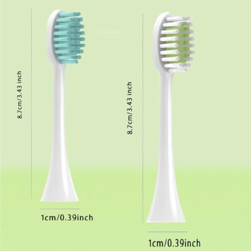 Snap on mechanism detail of Nedifon sonic toothbrush replacement head