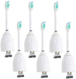 Close up of screw-on base and DuPont bristles for E-Series compatible toothbrush refills.