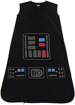 Fuzzy coral fleece Darth Vader lovey security blanket with I Make the Rules embroidery detail.