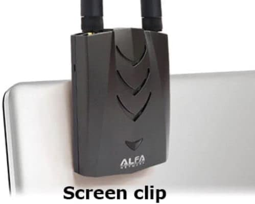 ALFA Network 802.11axe tri-band gigabit speed USB 3.0 adapter retail packaging side angle