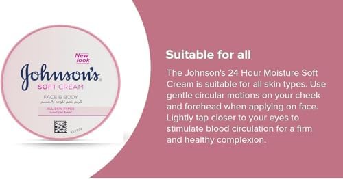 Johnson's 24 Hour Moisture Soft Cream(200 Ml) - Image 4