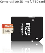 MindStor memory card unboxed presentation showcasing retail design.
