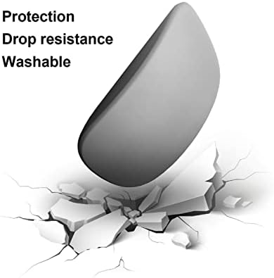 Easy installation view showing flexible silicone material on mouse