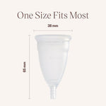 Authentic DIVA Cup packaging showing 12 hour protection seal