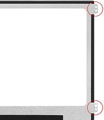 Daplinno premium matte LCD panel replacement side profile illustrating the slim design for Dell Chromebook models.