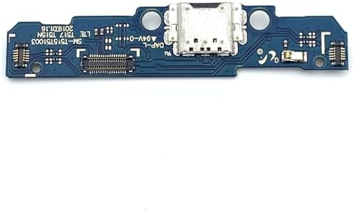 Close up of the Type-C charging port connector on the PCB board