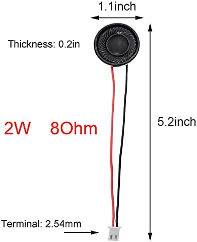 Top view of JJHXSM compact speakers for DIY electronics