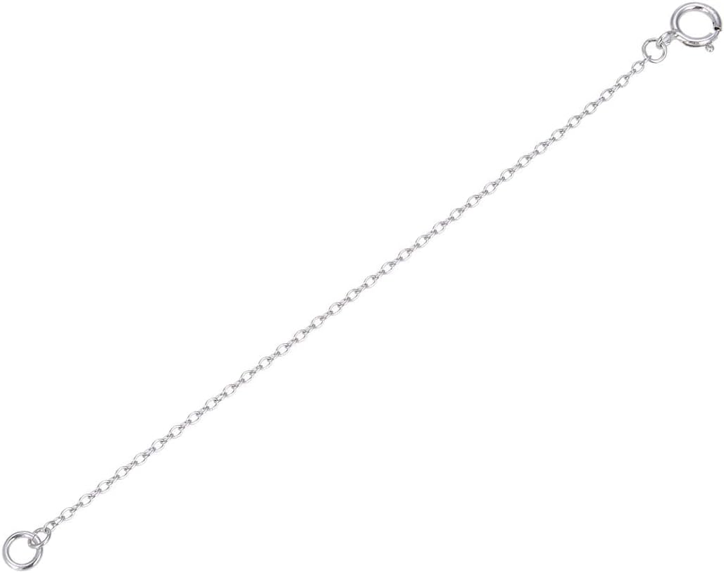 1pc Real Gold Plated 925 Sterling Silver Thin Chain Extender Clasp 5 Inch - Image 9