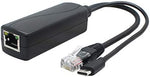 ANVISION 5V PoE Splitter ports and RJ45 Ethernet input interface