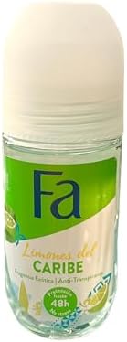 Fa 50ml roll-on deodorant bottle close up view