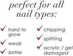Professional ridge filler and nail repair serum providing assistance with smooth surfaces