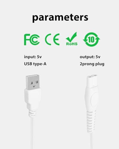 USB-A end of the Wotdmu replacement toothbrush charger
