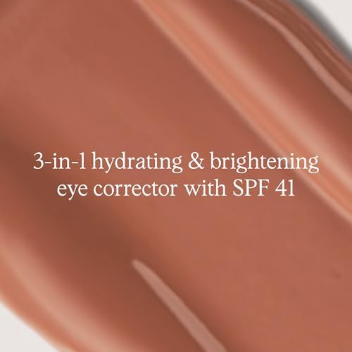 Lightweight mineral eye cream providing a luminous glow and daily sun defense