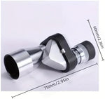 ModernMart pocket sized monocular telescope being held easily in a hand to demonstrate its portable size.