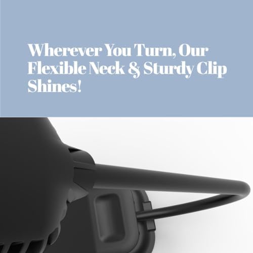 Maptay portable reading light showing USB charging port