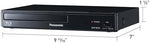 Panasonic imported USA consumer electronics player bundled remote control setup configuration.