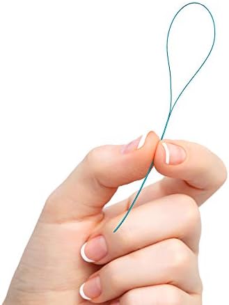 GUM dental threaders for cleaning under dental implants and permanent retainers