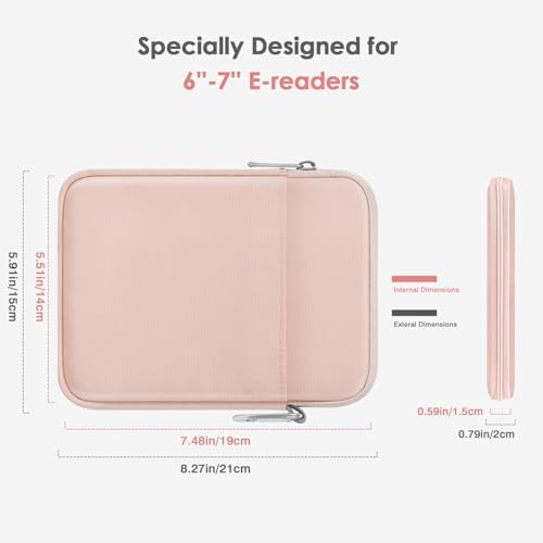 MoKo water resistant nylon tablet bag showing external accessory pocket