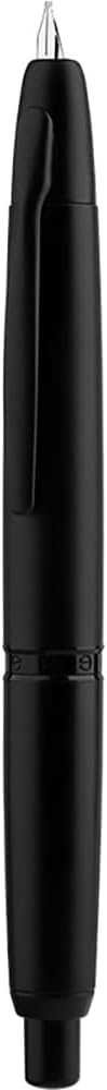 erofa Majohn A1 Press Fountain Pen with Box, Retractable Extra Fine Nib Metal Matte Black Ink Pen with Converter for Writing (No Clip Version) - Image 9