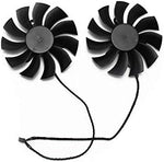 NNL replacement fan for EVGA GTX series video cards rear specifications label