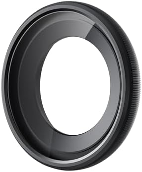 Insta360 GO Ultra Lens Cover side profile displaying the curved reinforced glass construction