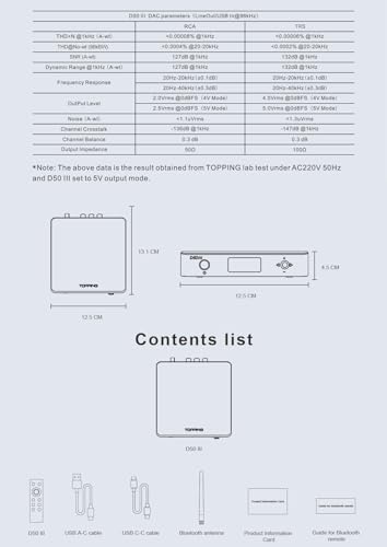 The dual ES9039Q2M chip architecture configuration layout of the Topping D50 III audiophile hardware assembly.