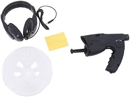 CYSFETENA sound amplifier package contents including the parabolic dish, headset, and user manual.