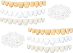 Example of temporary tooth replacement using thermal bead kit