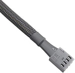 ThreeBulls desktop ATX case cooling fan converter cable showing heavy duty polycarbonate connector build quality.
