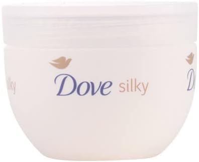 Dove Body Silk Moisturising Cream 300ml front view jar