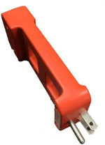 Bottom view highlighting the built in voltage test jacks for multimeter probes