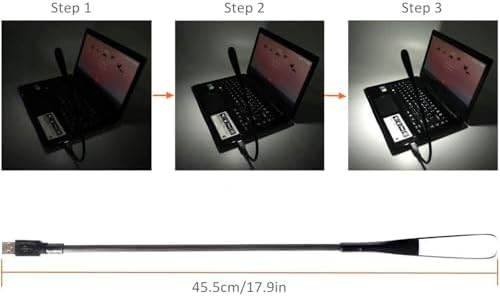 EBYPHAN mini USB light plugged into a portable power bank outlet