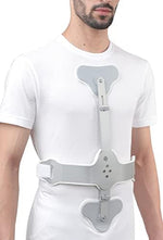 TYNOR Ash Brace (Hyper Extension Brace), Silver, Long, 1 Set - Image 2